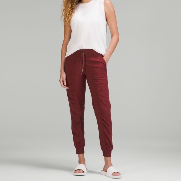 lululemon athletica Pants - Lululemon dance studio joggers burgundy new -12